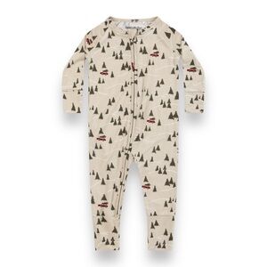 Brave Little Ones- Winter Wonderland Zip Romper